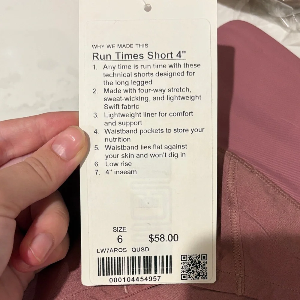 lululemon athletica Run Times Shorts 4” - Picture 4 of 6